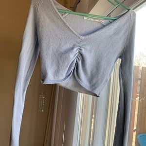 Urban Outfitters light blue crop sweater size S